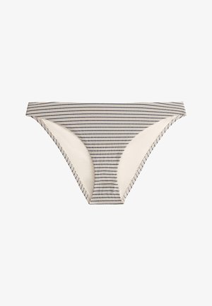 OYSHO, STRIPED CLASSIC BIKINI BRIEFS - Bikinibroekje - beige