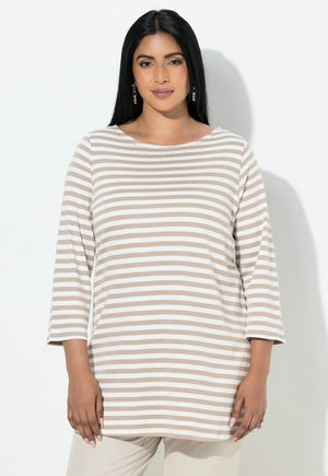 Long sleeved top - dark beige