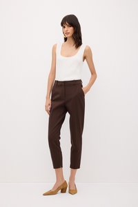 adL WITH SLITS AND POCKETS - Kalhoty - brown