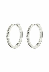 EBNA CRYSTAL HOOP - Earrings - silver