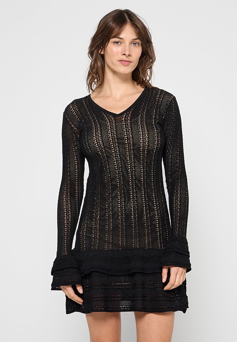 TWINSET Gebreide jurk zwart