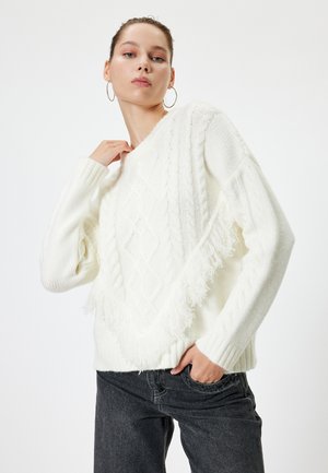 CREW NECK  - Jersey de punto - white