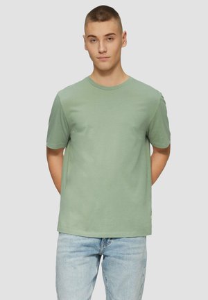 Lichtgroen short-sleeve t-shirt van zachte stof, met een ronde hals en zonder zichtbare patronen of hardware.