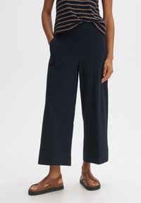 OPUS CULOTTE MISHA DESERT - Trousers - coal blue