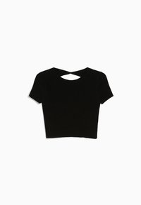 Bershka T-shirt - bas - black