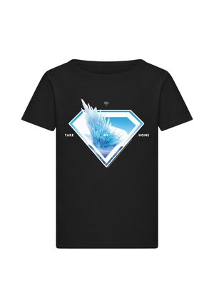 SUPERMAN LOGO SVALBARD TAKE ME HOME SHORT SLEEVE  - Print T-shirt - black