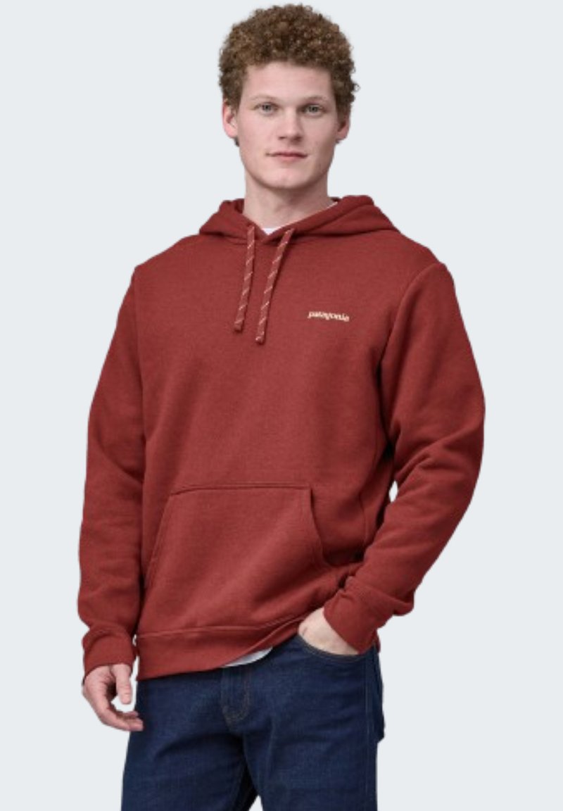 Patagonia FITZ ROY ICON UPRISAL - Jersey con capucha - mangrove red