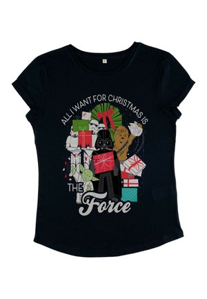 Henry Tiger STAR WARS: CLASSIC GALAXY CHRISTMAS - T-shirt print - navy blue