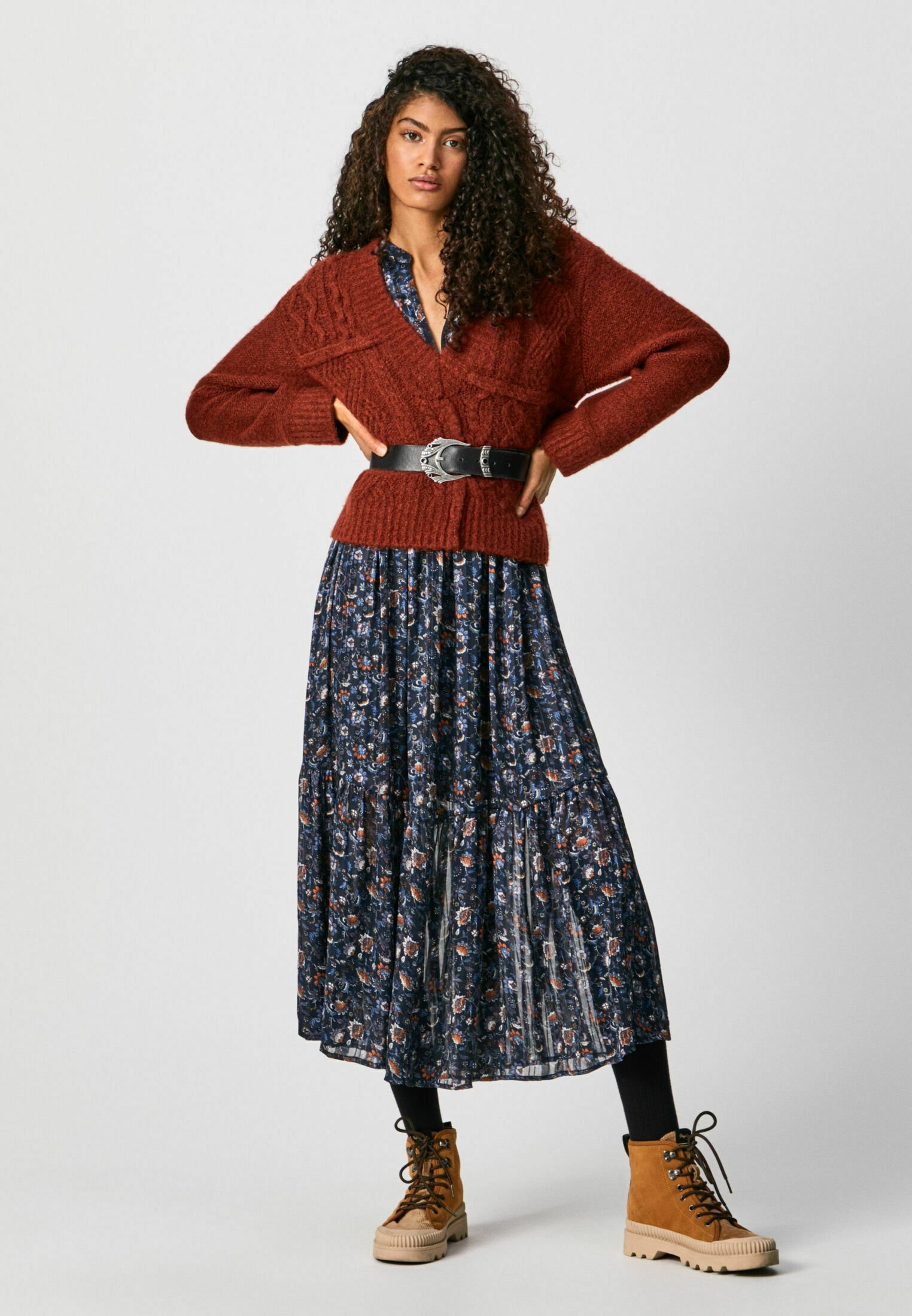Pepe Jeans BEGO - Maglione - toffee/rosso scuro - Zalando.it