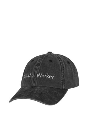 STUDIO WORKER - Casquette - washed black