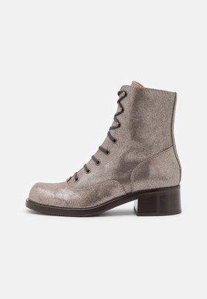 Stivaletti stringati - silver-coloured