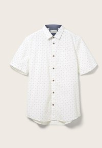 TOM TAILOR Hemd - off white green minimal design