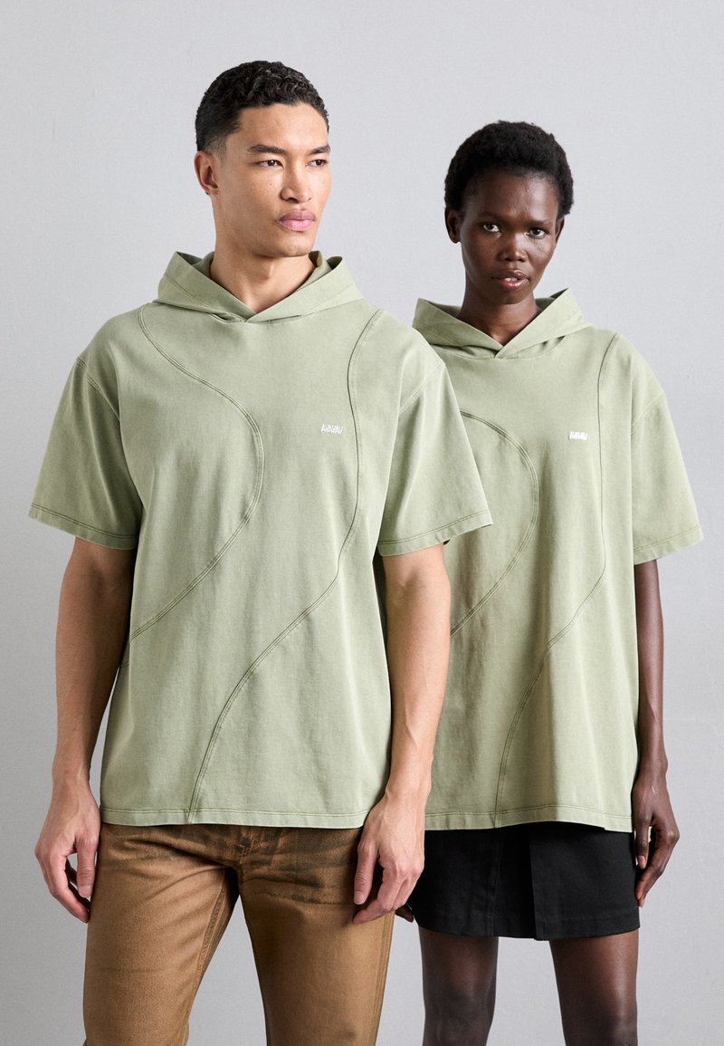 AVAVAV HOODED UNISEX - T-shirts med print - green