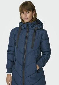 JDY JDYSKYLAR PADDED HOOD - Vinterkappa /-rock - dark denim