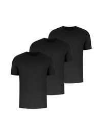 Smilodox KARRY 3ER PACK - T-shirts basic - schwarz