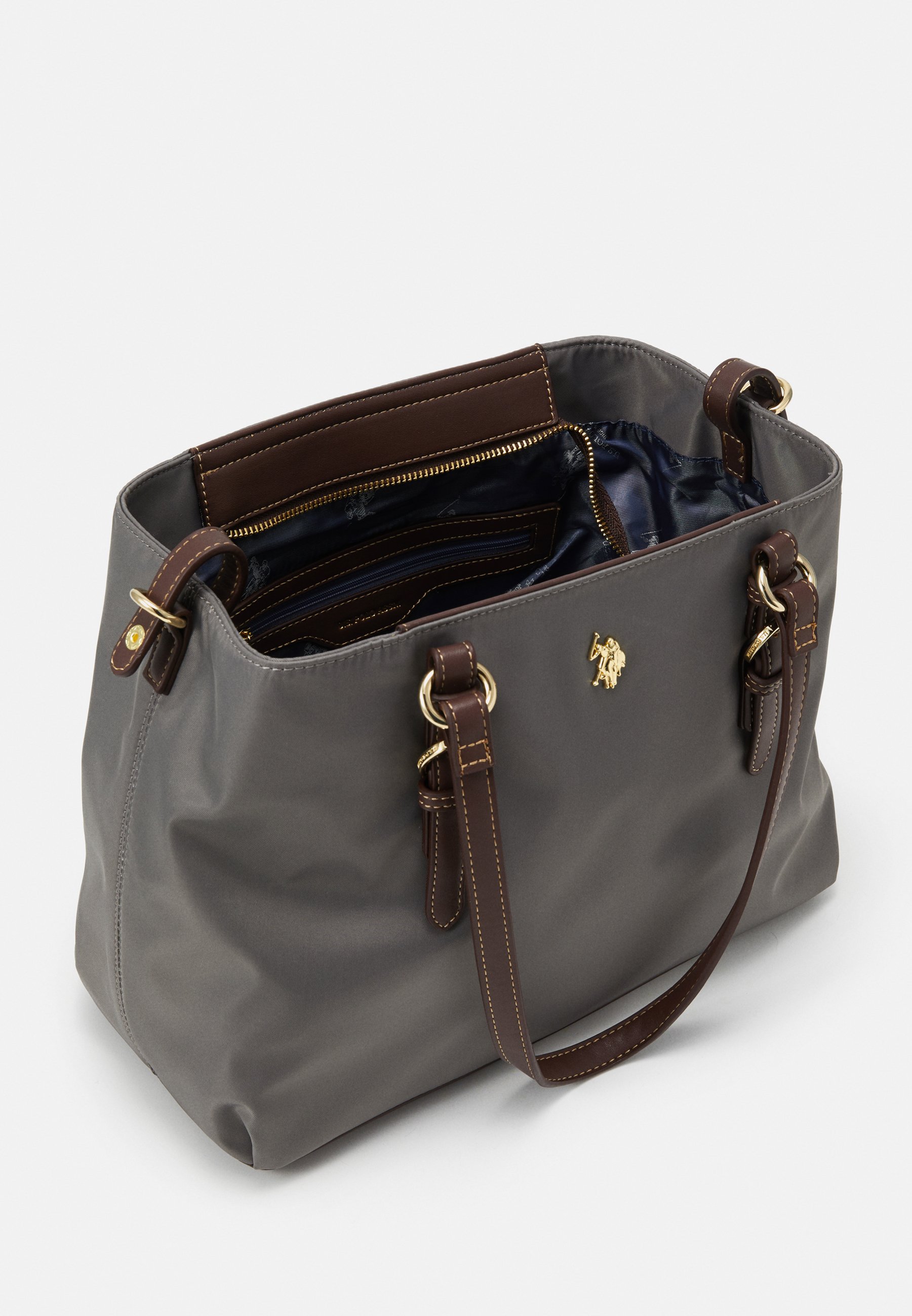 U.S. Polo Assn. HOUSTON HANDLE BAG Håndveske grey U.S. Polo Assn. HOUSTON HANDLE BAG Håndveske grey