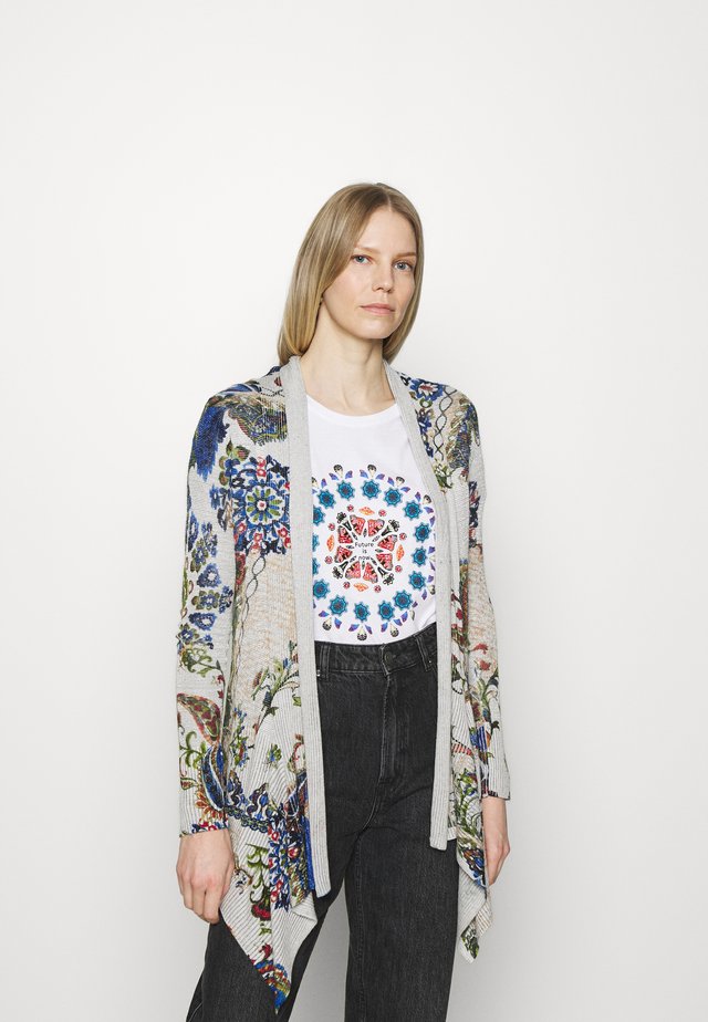 Strickjacke - light grey