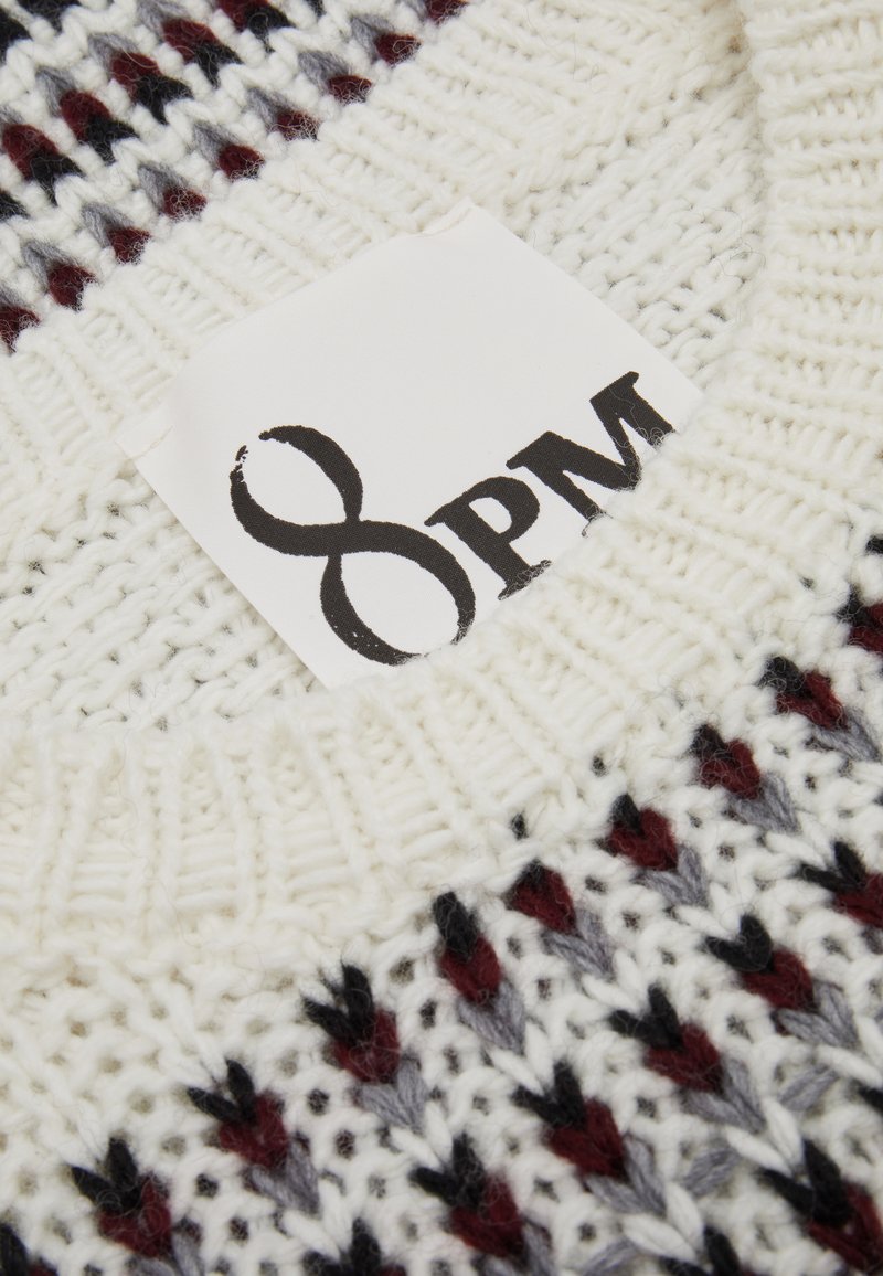 Damen Strickjacken | 8PM Strickpullover latte/offwhite - RB03810 Damen Strickjacken | 8PM Strickpullover latte/offwhite - RB03810