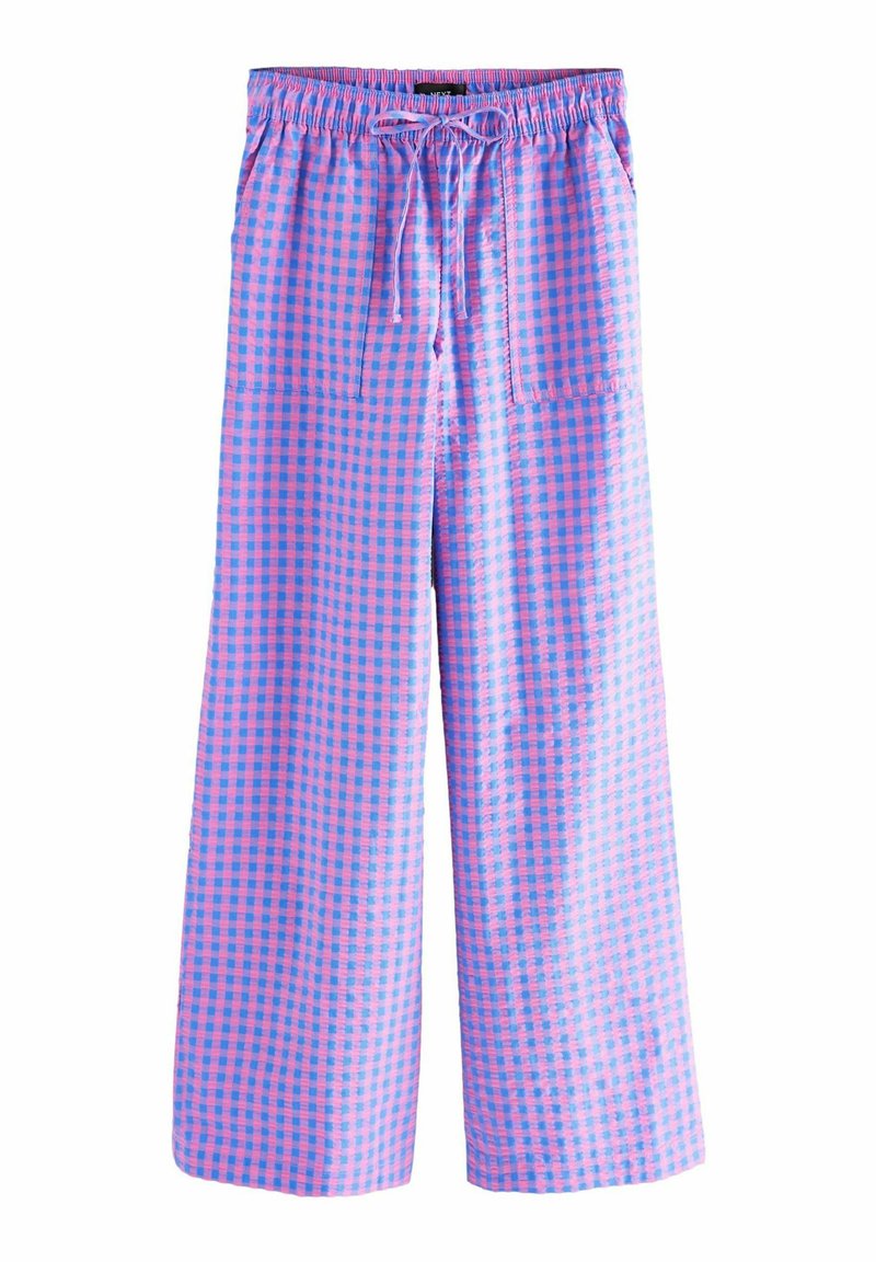 Next PULL ON GINGHAM - Püksid - blue pink