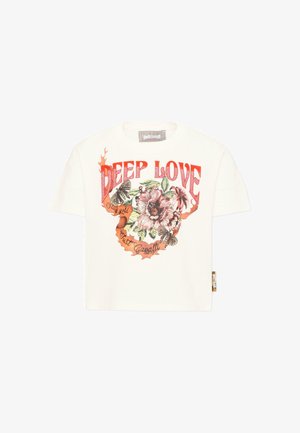 Just Cavalli, T-SHIRT - Camiseta estampada - ivory
