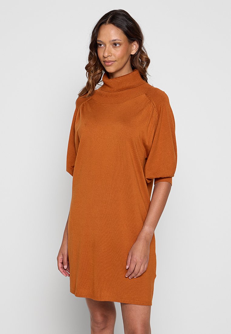 Gaudi Gebreide jurk bruin Gaudi Gebreide jurk bruin