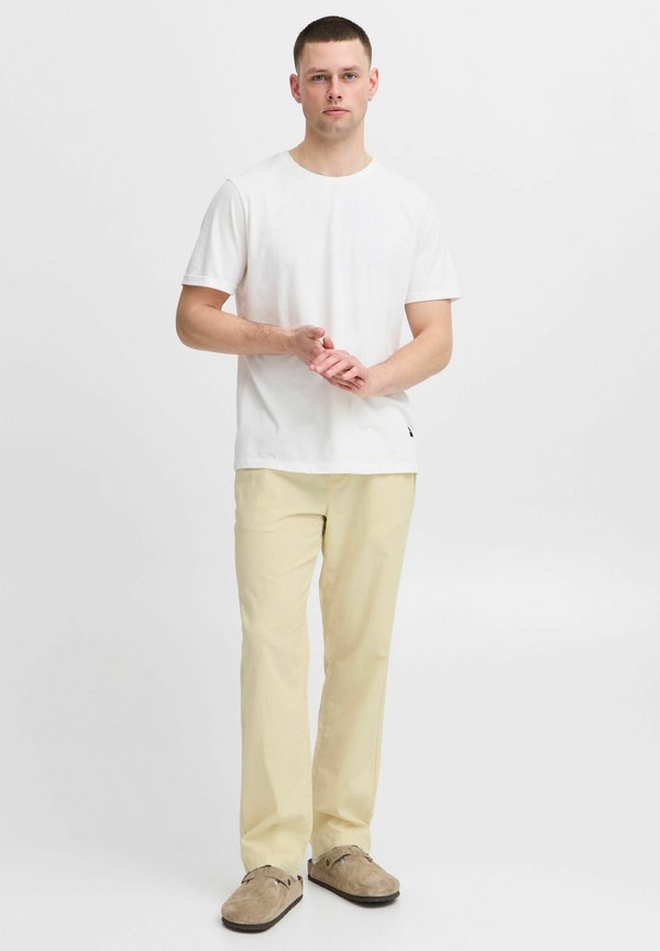 BHVOLKEN LINEN MIX - Trousers - bleached sand2