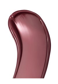 Viininpunainen kreemi, jossa on kiiltävä pinta, virtaava koostumus ja sileä kaari valkoista taustaa vasten. Huomionarvoinen sen rikkaan värin ja kiillon vuoksi.