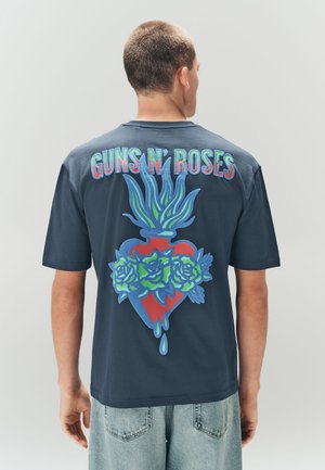 Next, LICENSE T-SHIRT REGULAR - T-shirt imprimé - navy guns n' roses