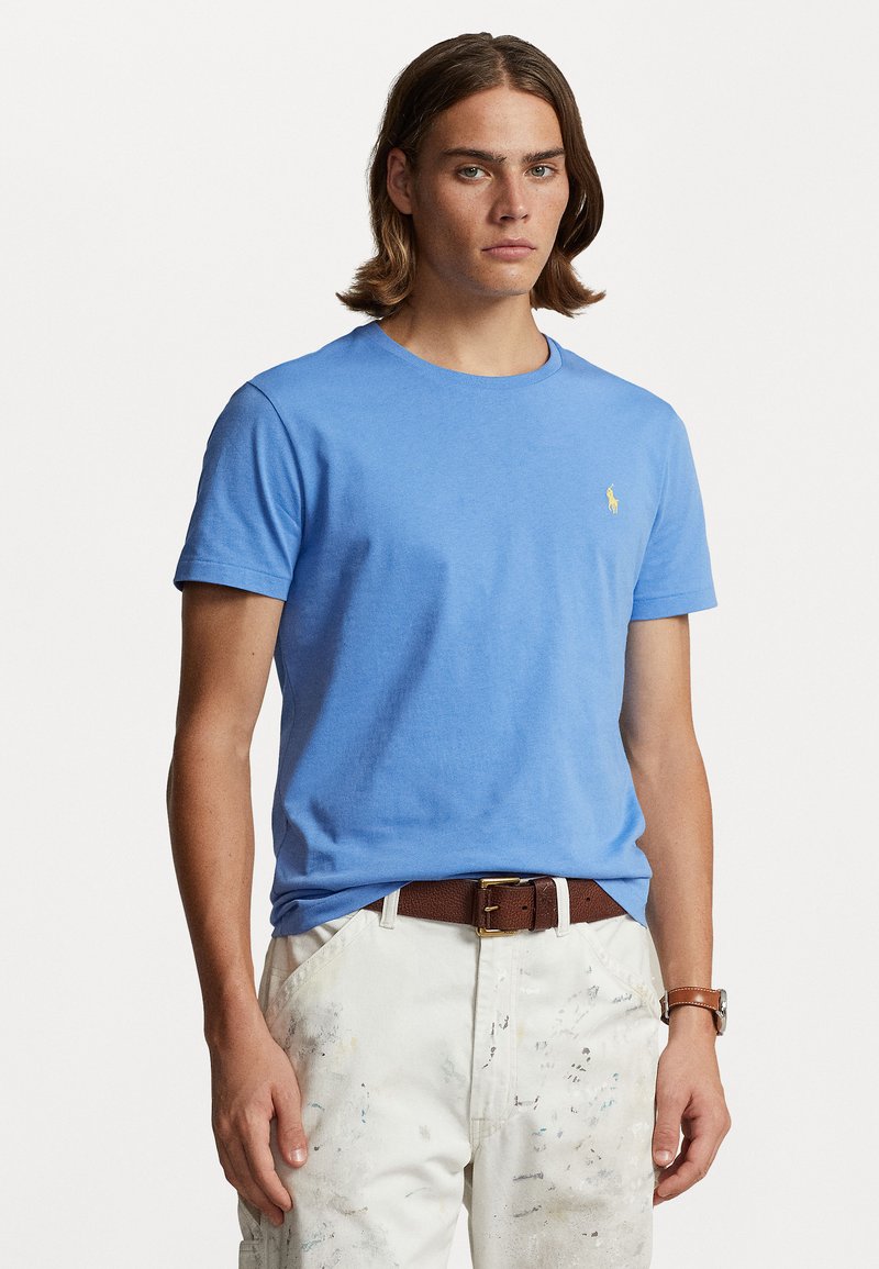 Polo Ralph Lauren CUSTOM SLIM FIT JERSEY CREWNECK T-SHIRT - Basic póló - summer blue
