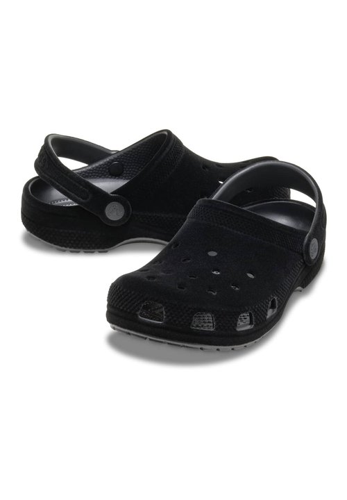 Crocs KIDS' CLASSIC VELVET CLOG - Clogs - black — foto 6
