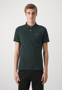 Hackett London SLIM FIT LOGO - Pólóing - bottle green