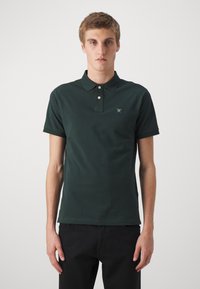 Hackett London - SLIM FIT LOGO - Polo - bottle green Imagen en miniatura 1