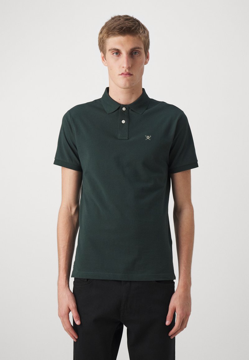 Hackett London - SLIM FIT LOGO - Polo - bottle green, Ampliar