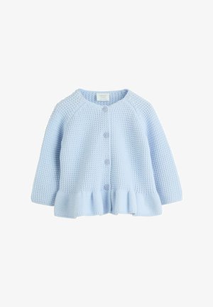 Next, Cardigan - blue peplum