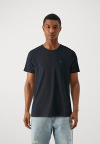 Abercrombie & Fitch ICON CREW TEE 3 PACK  - Tricou basic - black/light blue/dark blue