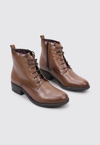 Sandra Fontán BETSABE - Botines con cordones - brown