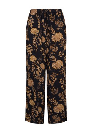 Hunkemöller, HUNKEMÖLLER PANTS WOVEN PRINT - Nachtwäsche Hose - black