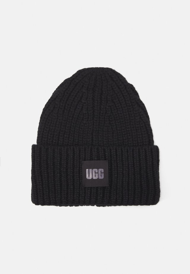 CHUNKY BEANIE - Bonnet - black