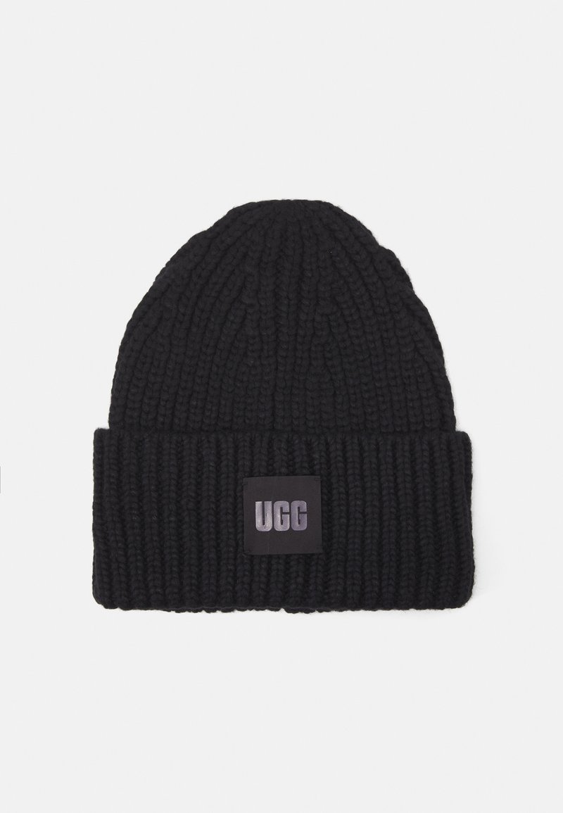 UGG - CHUNKY BEANIE - Čepice - black, Zvětšit