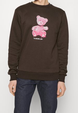 Collegepaita - dark brown