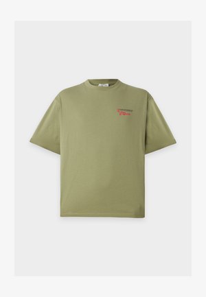 YOURTURN, UNISEX REGULAR FIT - Μπλουζάκι με στάμπα - green