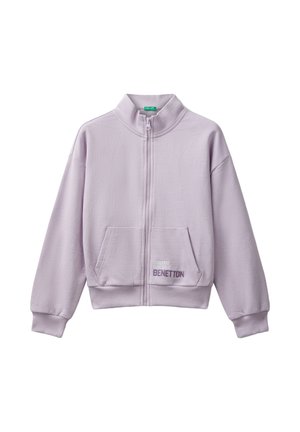 WITH PRINT - Sudadera con cremallera - violet