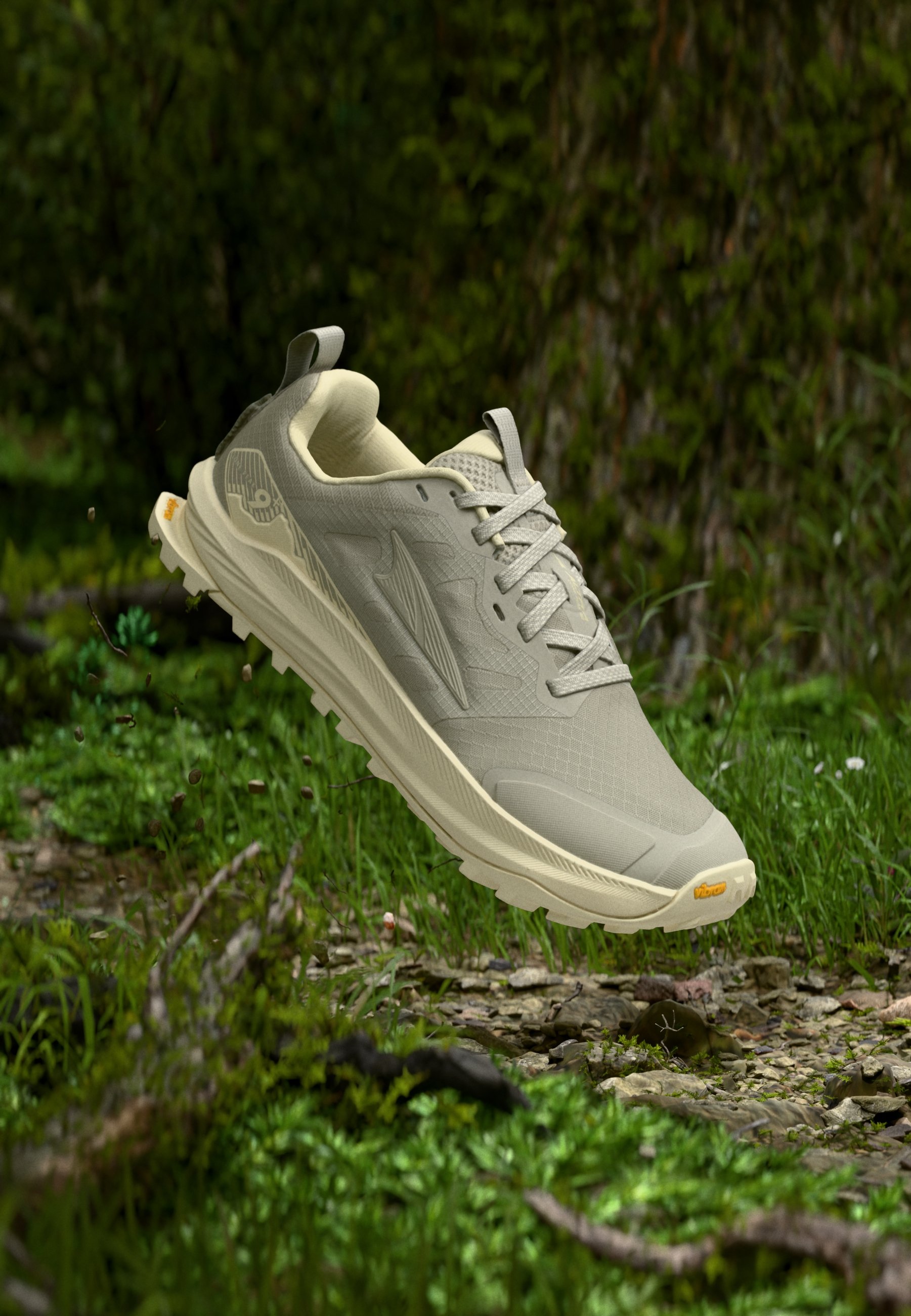 Altra LONE PEAK 9+ - Zapatillas de trail running - taupe/marrón