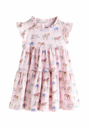 REGULAR FIT - TIERED  - Jerseykjole - pink