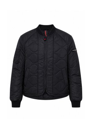 Frieda & Freddies, LEICHT WATTIERTE BOMBERJACKE - Bomberjacke - schwarz