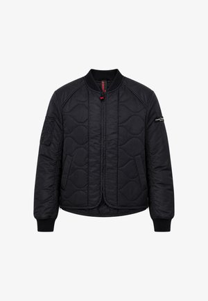 Frieda & Freddies, LEICHT WATTIERTE BOMBERJACKE - Bomberjacke - schwarz