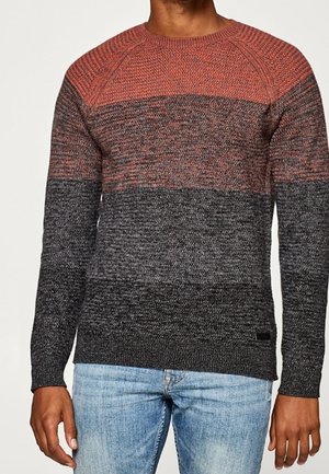 Strickpullover - dark red