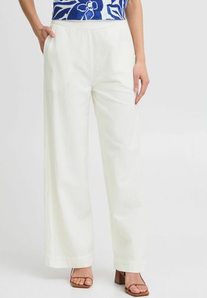 Fransa FRABELL - Trousers - whisper white