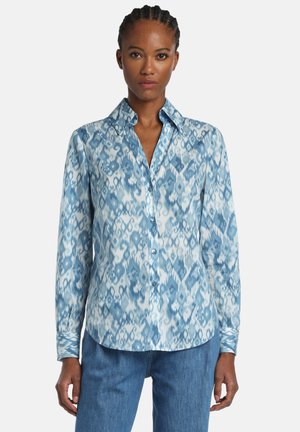 BANCARELLA - Blúzka so zapínaním na gombíky - celeste