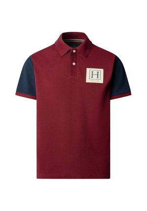 Hackett London, HACKETT LONDON POLO SHIRT HERITAGE UJK MULTI - T-shirt print - oxblood red